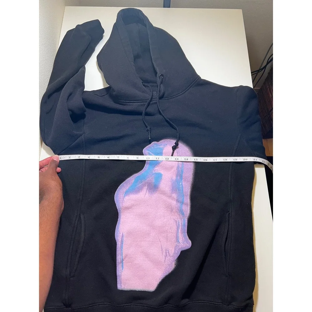 Madison Beer Hoodie Medium Black Life Support Tour Silhouette Unisex Mens
